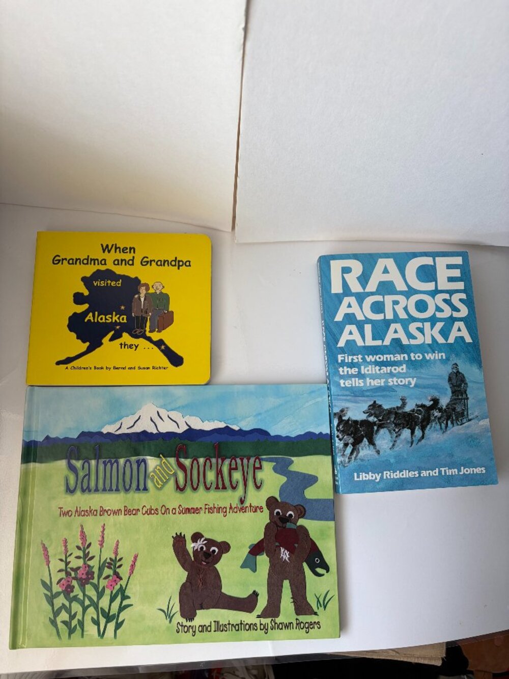 Alaska Book Bundle 2 kids and 1 adult books Alaskan focus